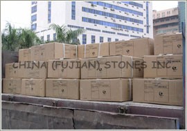 Stone mortar in carton
