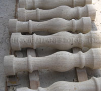 sandstone baluster, sandstone balustrade